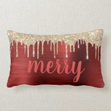 Tipografia do Metálico Vermelho de Natal