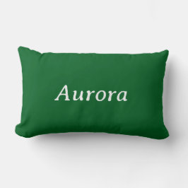 Almofada Lombar Tipografia Moderna Elegante Personalizada Nome