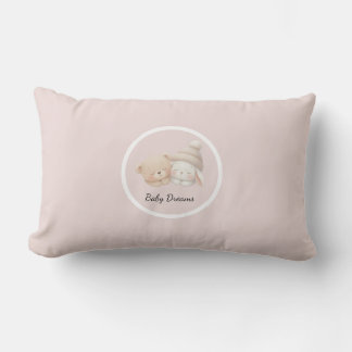 Almofada Lombar Toalha de Babe Personalizada Sonhos do Bebê – Urso