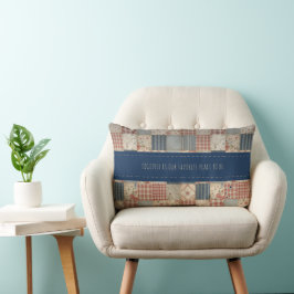 Almofada Lombar Togacidade Personalizada em Patchwork Vintage