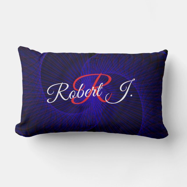 Almofada Lombar Top Down Dual Funnel Geometric Throw Pillow (Frente)