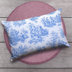 Almofada Lombar Tornozelo azul-floral
