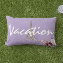Torre Eiffel moderna personalizada de férias Purpl