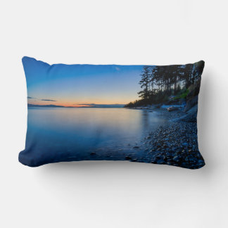 Almofada Lombar Tranquil Coastal Sunset Lumbar Pillow Cover
