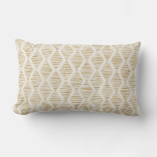 Almofada Lombar Travesseira Decorativa Geométrica Boho Amarelo Dia