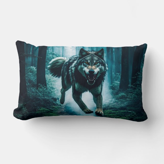 Almofada Lombar Travesseira Lombal Cuidado com a Lua Cheia (Frente)