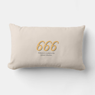 Almofada Lombar travesseiro 666 Angel Number
