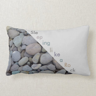 Almofada Lombar Travesseiro à moda da pedra do seixo, dormindo