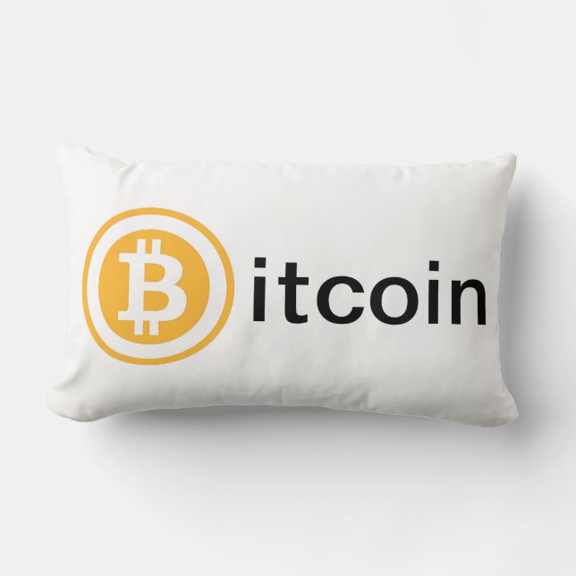 Almofada Lombar Travesseiro, bitcoin, cryptocurrency (Frente)
