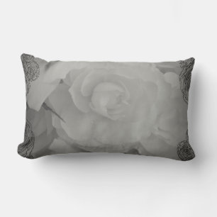 Almofada Lombar Travesseiro Branco da Begonia