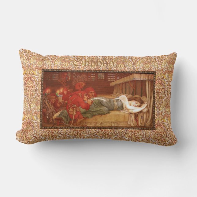 Almofada Lombar Travesseiro branco da neve (Frente)