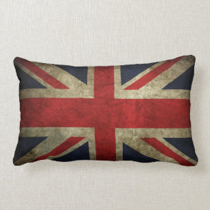 Almofada Lombar Travesseiro britânico BRITÂNICO desvanecido velh