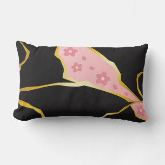 Almofada Lombar Travesseiro com Kintsugi Flor de Cerejeira