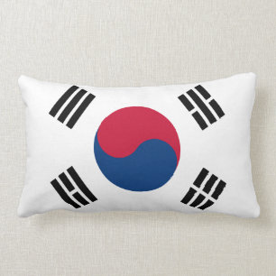 Almofada Lombar Travesseiro coreano sul da bandeira