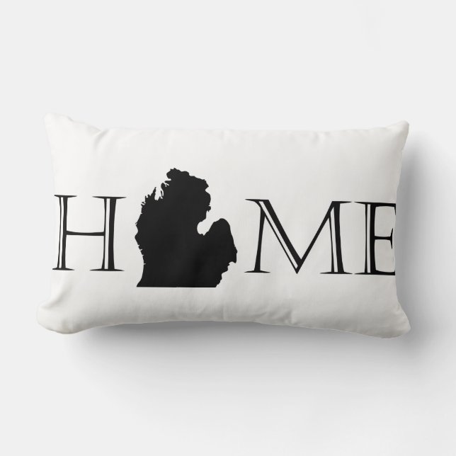 Almofada Lombar Travesseiro da casa de Michigan (Frente)