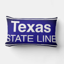 Travesseiro da Linha do Estado do Texas