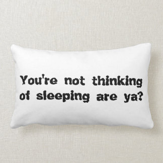 Almofada Lombar Travesseiro das citações da insónia: Presente