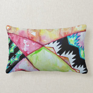 Almofada Lombar Travesseiro de acento com design de aquarela ameri