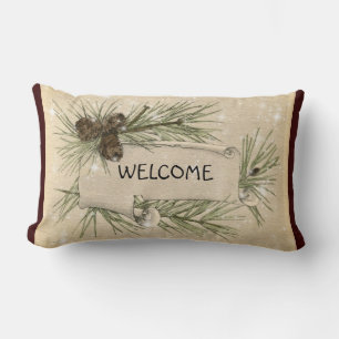 Almofada Lombar Travesseiro de boas-vindas do Vintage Holiday Cone