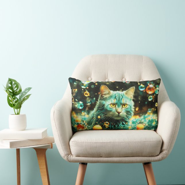 Almofada Lombar Travesseiro de Cat Lumbar para amantes de Cat (Cadeira)