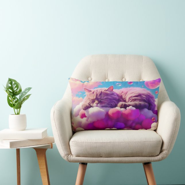 Almofada Lombar Travesseiro de Cat Lumbar para amantes de Cat (Cadeira)