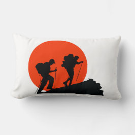 Almofada Lombar travesseiro de designer legal que eu amo caminhar