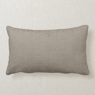 Almofada Lombar Travesseiro de Ênfase de Burlap Faux Rustic Beige