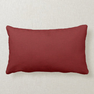 Almofada Lombar Travesseiro de Ênfase Russo Vermelho Faux Burlap