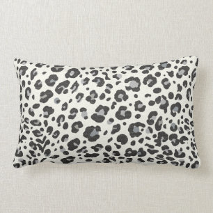 Almofada Lombar Travesseiro de Impressão Leopardo de Neve