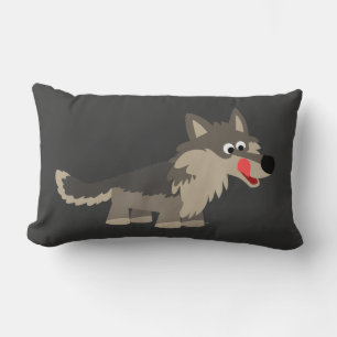 Almofada Lombar Travesseiro de Lobo Fome Fome de Cartoon