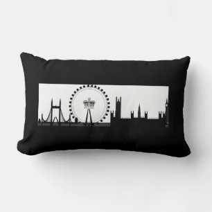Almofada Lombar Travesseiro de Londres da skyline da roda de