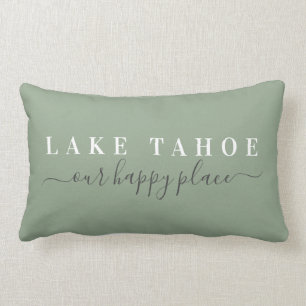 Almofada Lombar Travesseiro de Lumbar Blue Lake Tahoe Happy Place