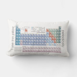 Almofada Lombar travesseiro de mesa periódica