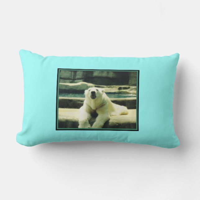 Almofada Lombar Travesseiro de Urso Polar (Frente)