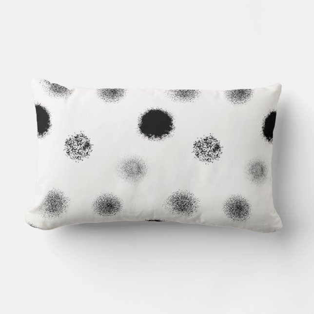 Almofada Lombar Travesseiro decorativo Abstrato do Círculo Textura (Frente)