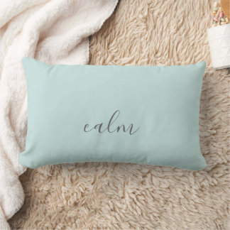 Almofada Lombar Travesseiro Decorativo Acento Verde Calmo