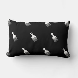 Almofada Lombar Travesseiro decorativo afro preto e branco do