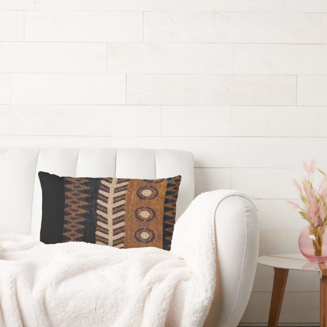 Almofada Lombar Travesseiro decorativo Afrocêntrico Tribal Motif (Sofá)