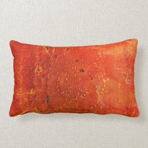 Almofada Lombar Travesseiro decorativo alaranjado bonito do design