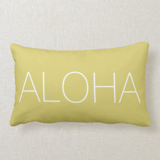Almofada Lombar Travesseiro decorativo Amarelo Aloha Moderno