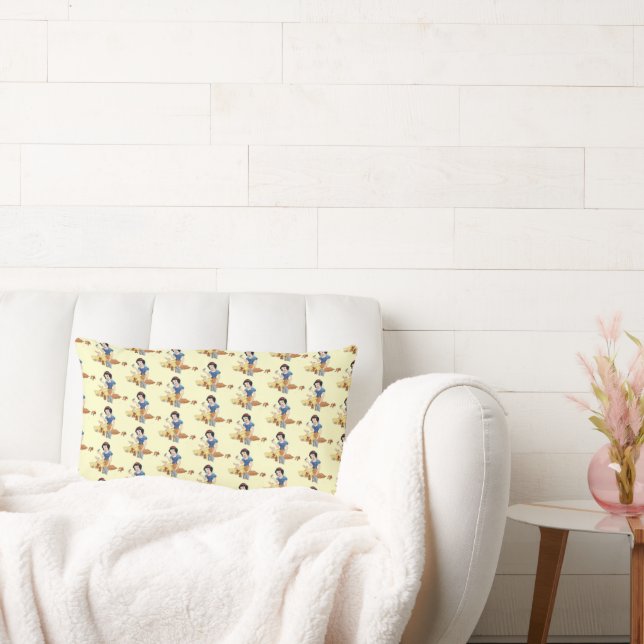 Almofada Lombar Travesseiro decorativo Branco da Neve (Sofá)