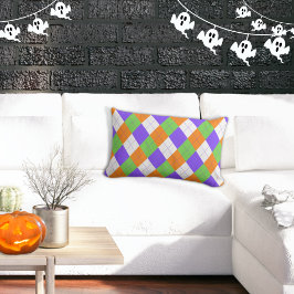 Almofada Lombar Travesseiro decorativo Branco Spooky Halloween Arg