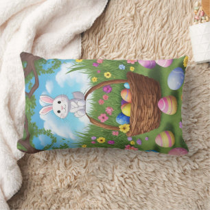 Almofada Lombar Travesseiro decorativo Bunny do Salto Hippity