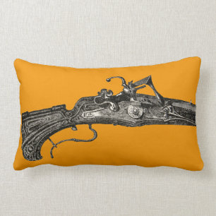 Almofada Lombar Travesseiro decorativo da arma do rifle do