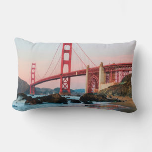 Almofada Lombar Travesseiro decorativo da ponte ouro
