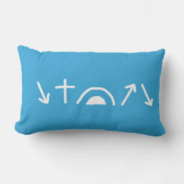 Almofada Lombar Travesseiro decorativo das setas do Evangelho