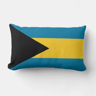 Almofada Lombar Travesseiro decorativo de Bandeira das Bahamas