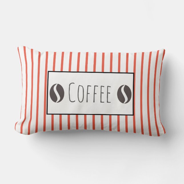 Almofada Lombar Travesseiro decorativo de Cushion do Café Funky (Frente)