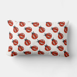Almofada Lombar Travesseiro decorativo de Damybugs Vermelhos