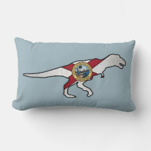Almofada Lombar Travesseiro decorativo de dinossauro trex da Flóri